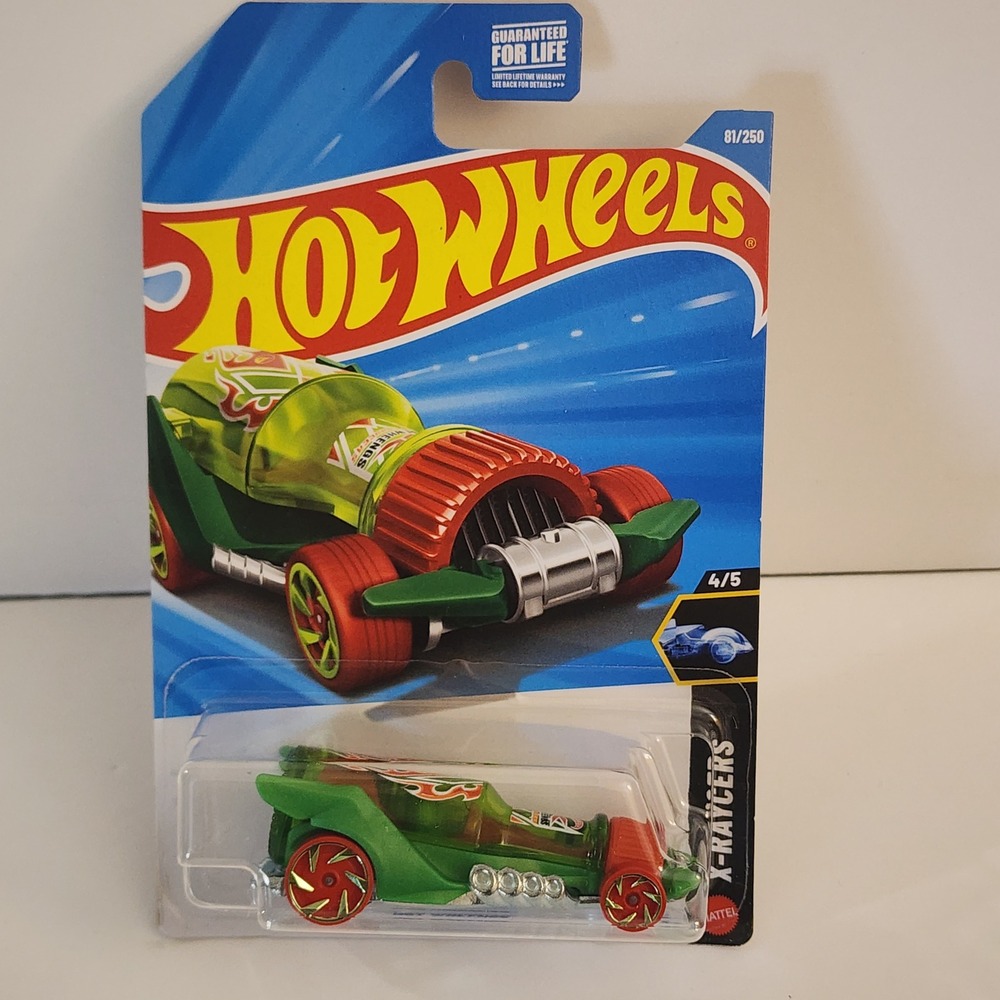 Hot Wheels Hot Wheengs‎ X-Raycers Treasure Hunt Green Soda Bottle HYW42 81/250